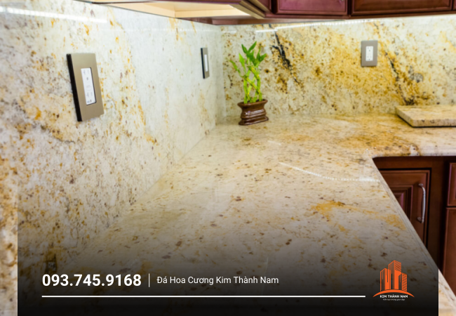 Thi công ốp đá bàn bếp tại Bình Dương - BB001