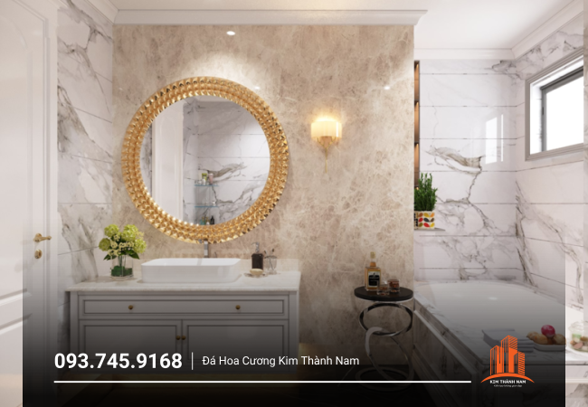 Thi công ốp đá phòng tắm tại Bình Dương - PT001