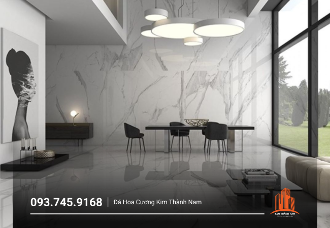 Thi công ốp đá phòng khách tại Bình Dương - PK004