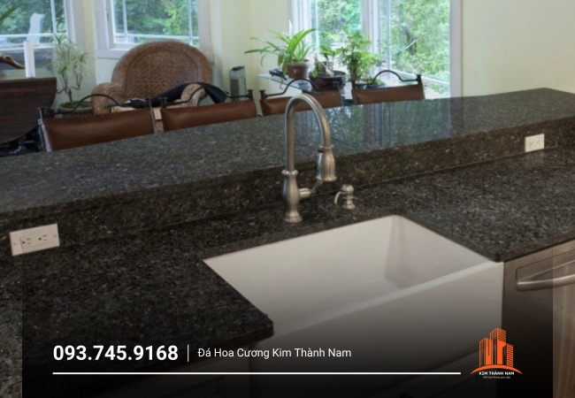 Thi công ốp đá bàn bếp tại Bình Dương - BB005