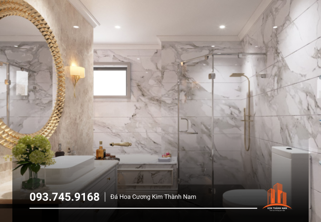 Thi công ốp đá phòng tắm tại Bình Dương - PT006