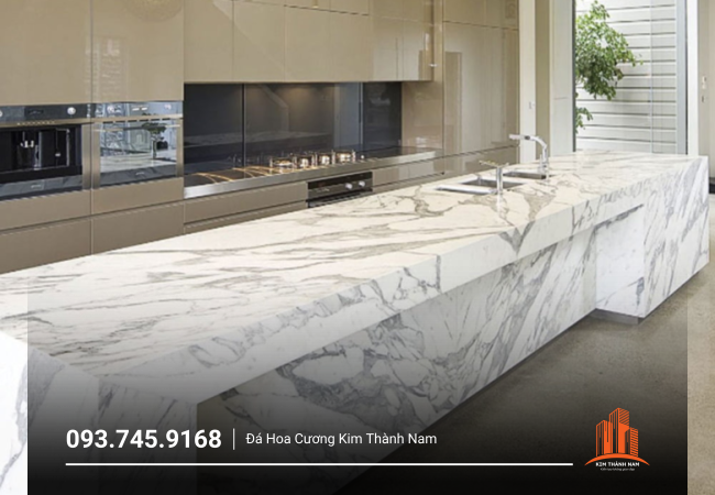 Thi công ốp đá bàn bếp tại Bình Dương - BB009