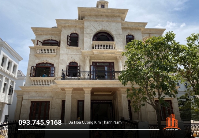 Thi công ốp đá mặt tiền tại Bình Dương - ĐMT008