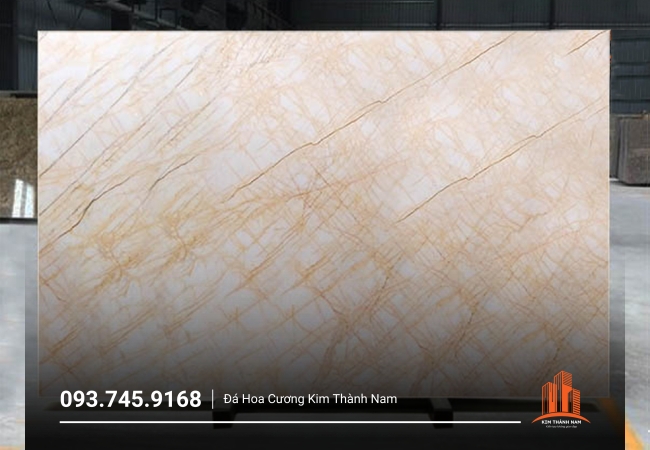 Mẫu Đá Marble Vàng Mạng Nhện - MB102