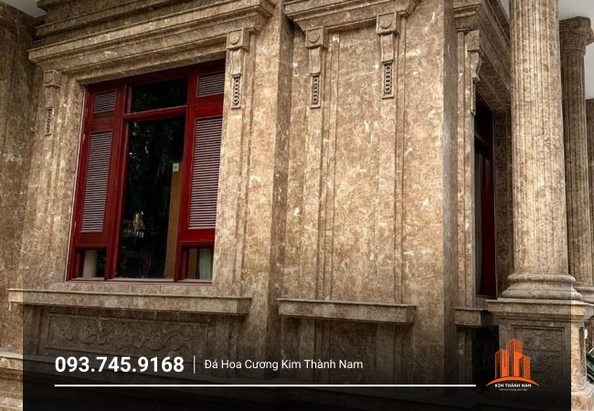 Thi công ốp đá mặt tiền tại Bình Dương - ĐMT001