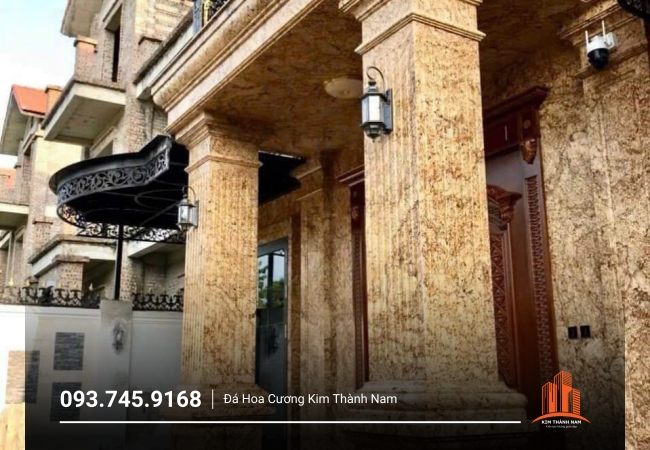 Thi công ốp đá mặt tiền tại Bình Dương - ĐMT003