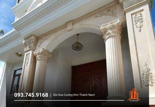 Thi công ốp đá cột tại Bình Dương - CT002