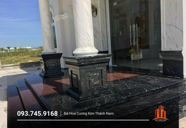 Thi công ốp đá cột tại Bình Dương - CT003