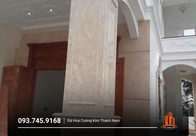 Thi công ốp đá cột tại Bình Dương - CT004