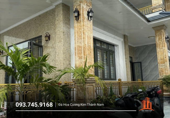 Thi công ốp đá cột tại Bình Dương - CT005