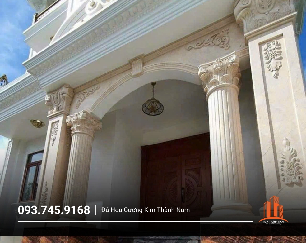 Thi công ốp đá cột tại Bình Dương - CT002