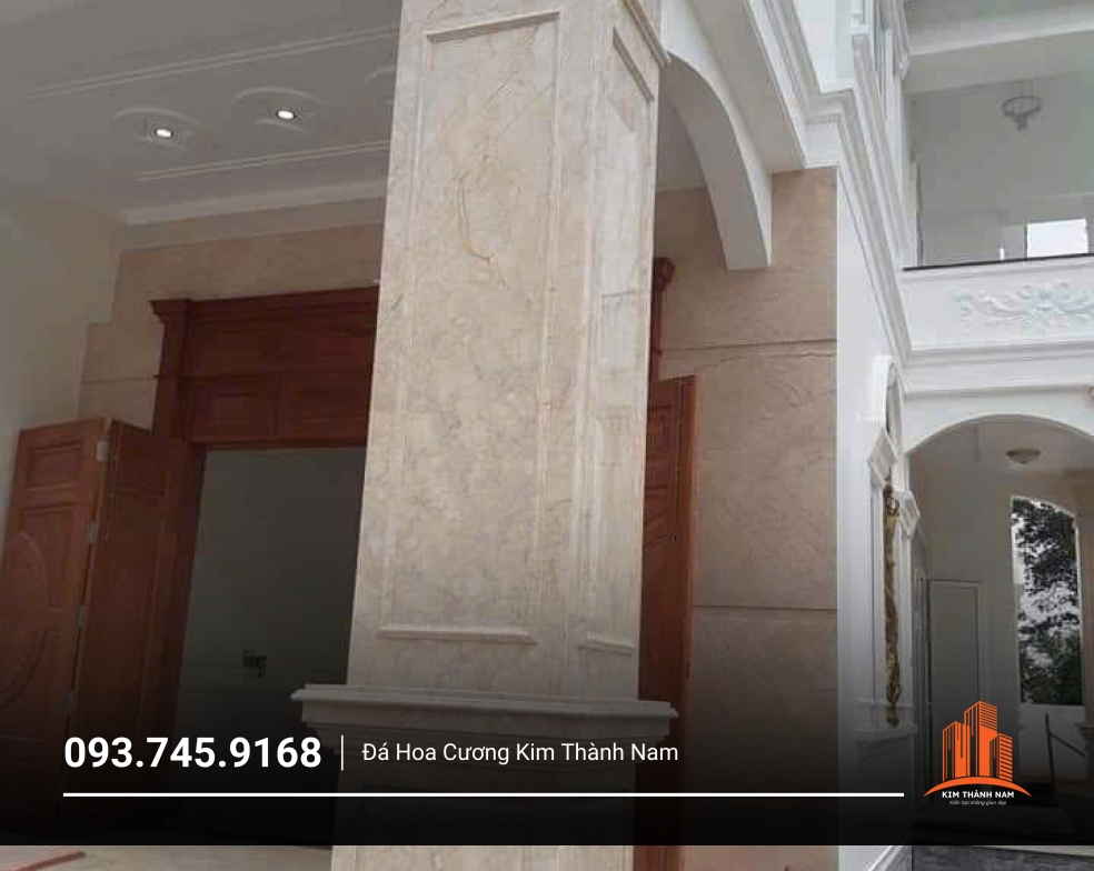 Thi công ốp đá cột tại Bình Dương - CT004