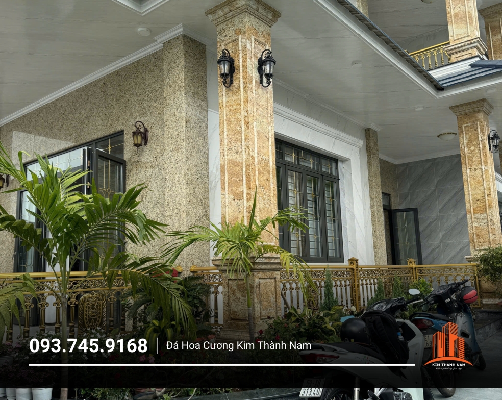 Thi công ốp đá cột tại Bình Dương - CT005