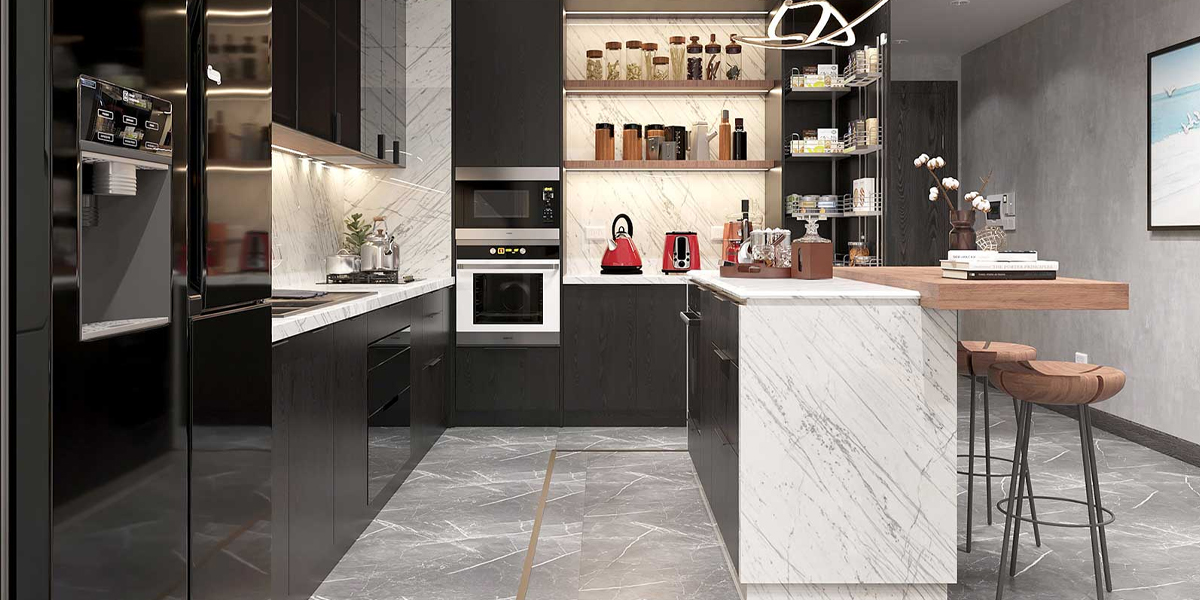 Dịch vụ thi công ốp đá bàn bếp tại Bình Dương