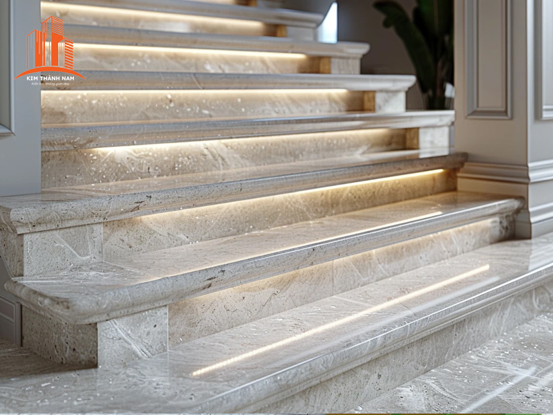 Thi công ốp đá cầu thang tại Bình Dương