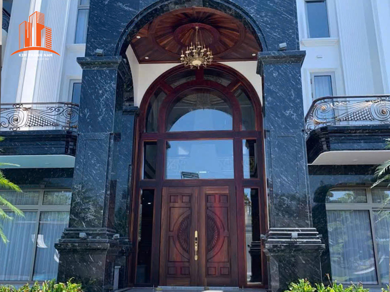 Thi công ốp đá mặt tiền tại Bình Dương