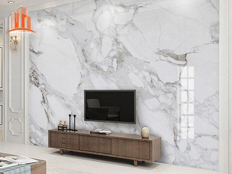 Thi công ốp đá phòng khách tại Bình Dương