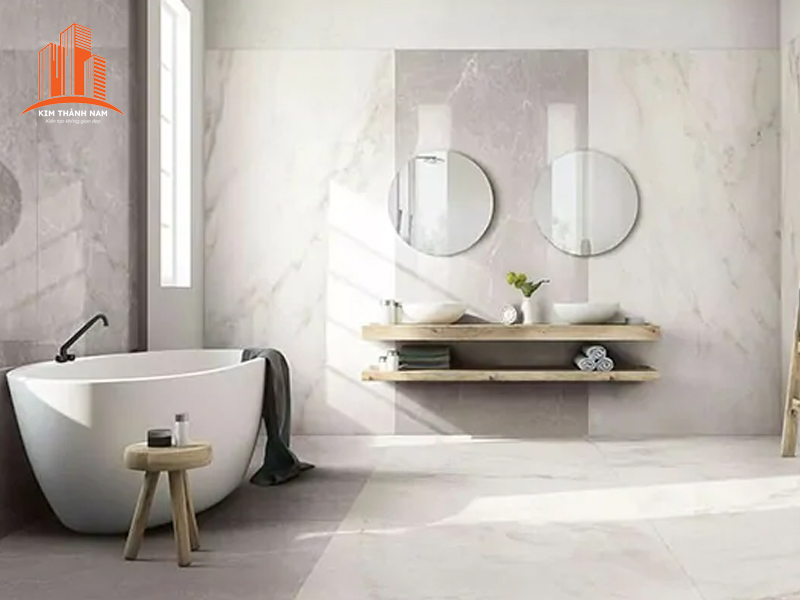 Thi công ốp đá phòng tắm tại Bình Dương