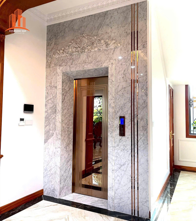 CÁC VỊ TRÍ CÓ THỂ ỐP ĐÁ TRONG THANG MÁY