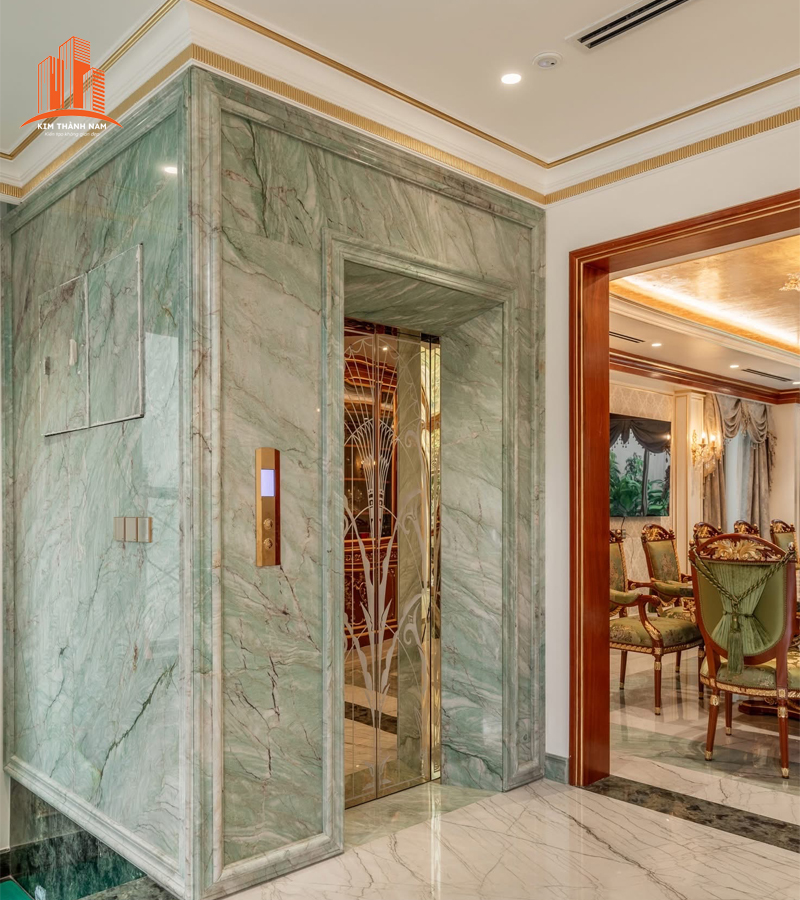 VÌ SAO NÊN ỐP ĐÁ CHO KHU VỰC THANG MÁY